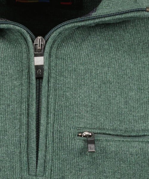 Sweatshirt mit Stehkragen und Zip