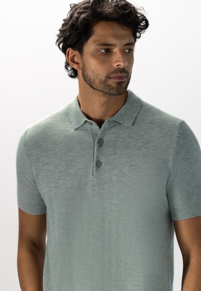 Gestricktes Poloshirt
