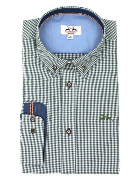 Button-Down-Hemd mit Karomuster