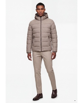 Materialmix Steppjacke