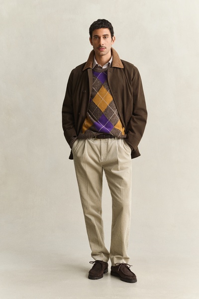 Argyle Pullover