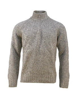 Pullover mit Halbzip