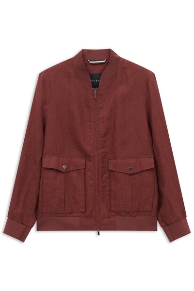 Blouson mit Collegekragen