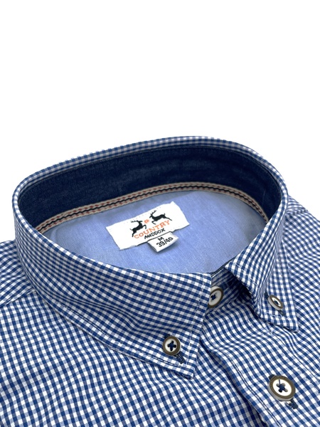 Button-Down-Hemd mit Karomuster