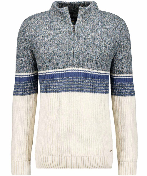 Strickpullover mit Stehkragen