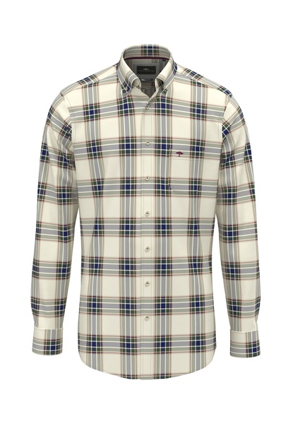 Washed Oxford Check Hemd