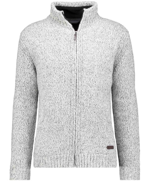 Cardigan mit Stehkragen, gefüttert