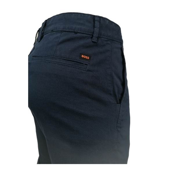 Modische Slim-Fit Hose in Elastischem Baumwoll-Satin