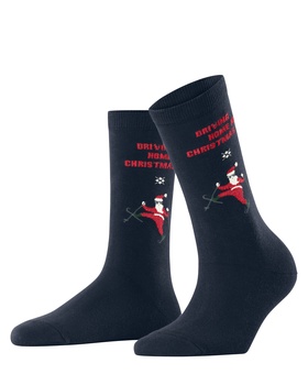 Skiing Santa Socken