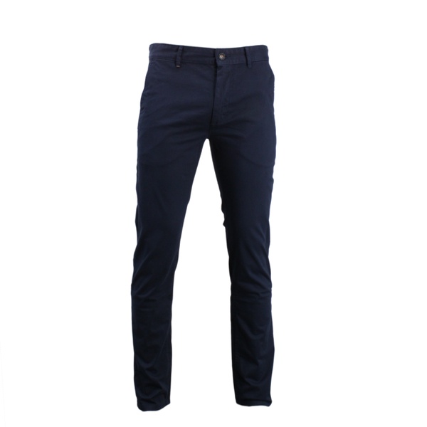 Modische Slim-Fit Hose in Elastischem Baumwoll-Satin
