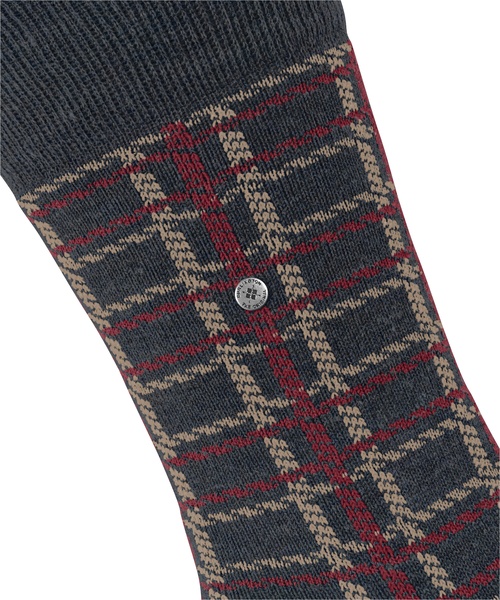 Socken Grid Tweed-Muster