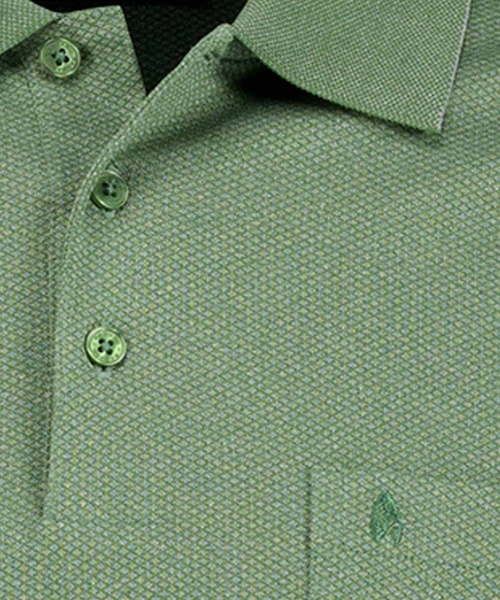 Langarm Poloshirt