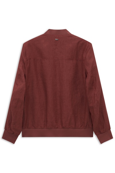 Blouson mit Collegekragen
