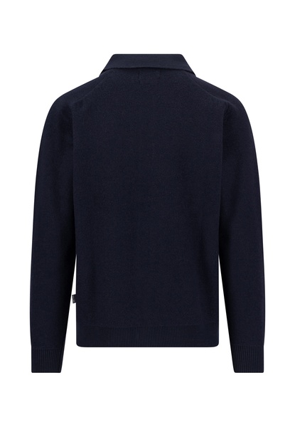 Cardigan Buttoned, Boiled Wool