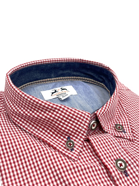 Button-Down-Hemd mit Karomuster