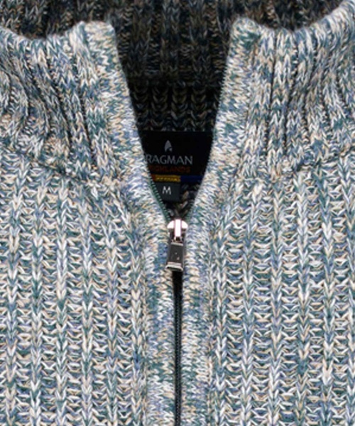 Strickpullover mit Stehkragen