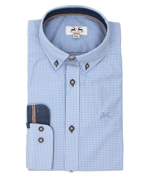 Button-Down-Hemd mit Karomuster